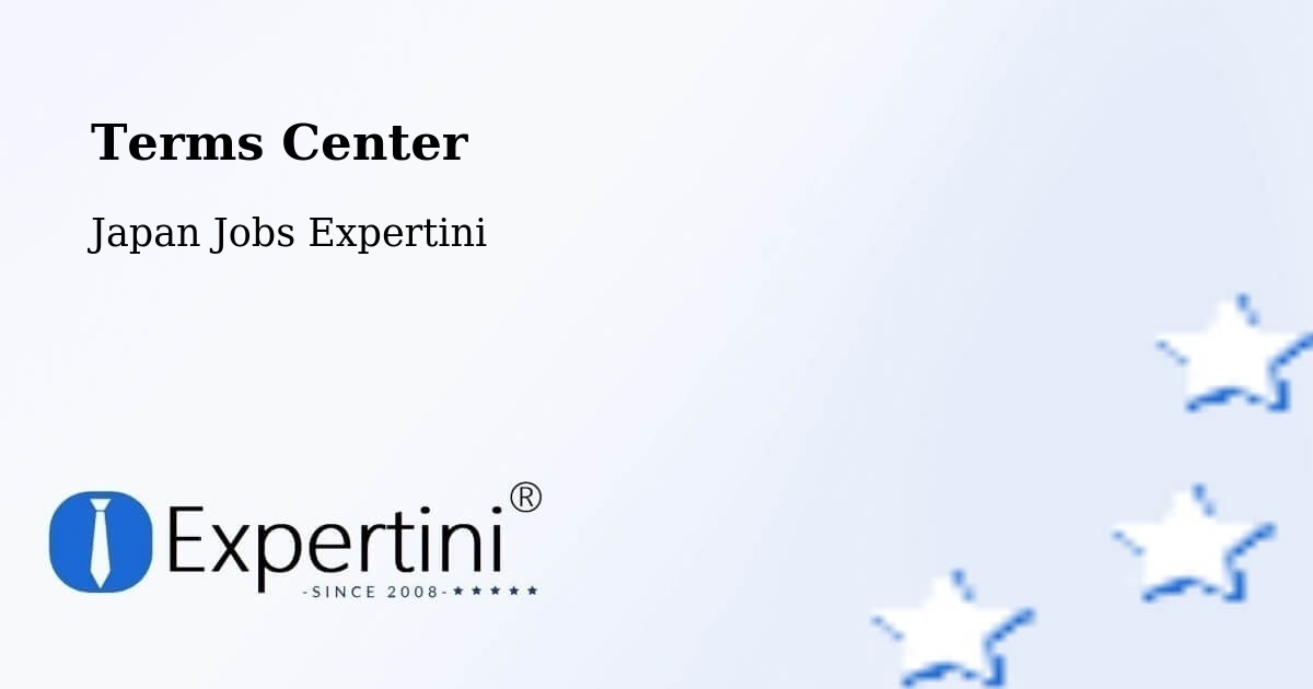 Terms of Service – Yatomi Shi - Japan Jobs Expertini